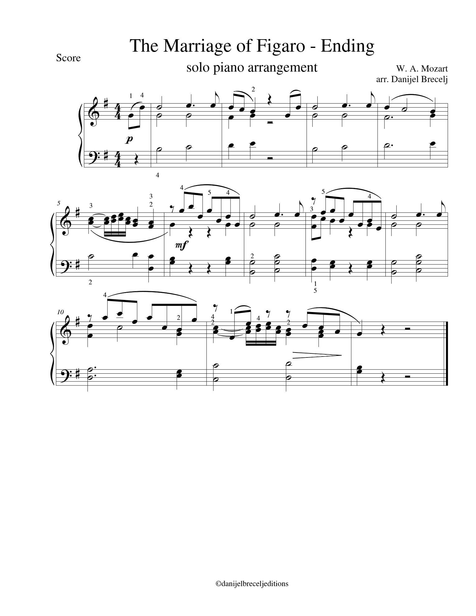 Mozart: Marriage of Figaro