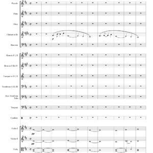 Now we are free for orchestra score