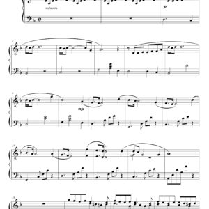 The Lonely Shepherd piano score