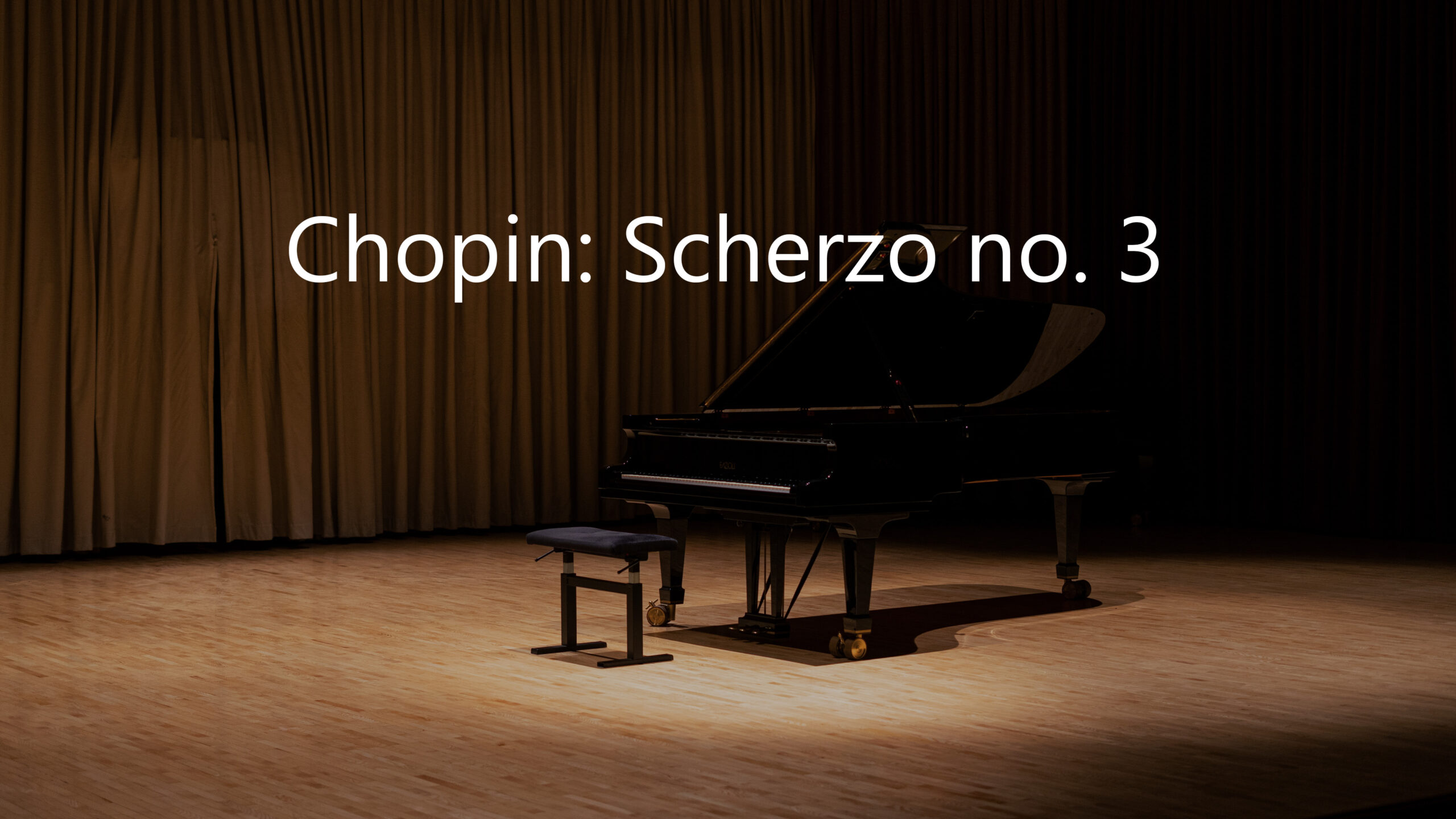 Chopin: Scherzo no. 3 op. 39
